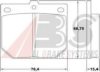 NISSA 41060R5725 Brake Pad Set, disc brake